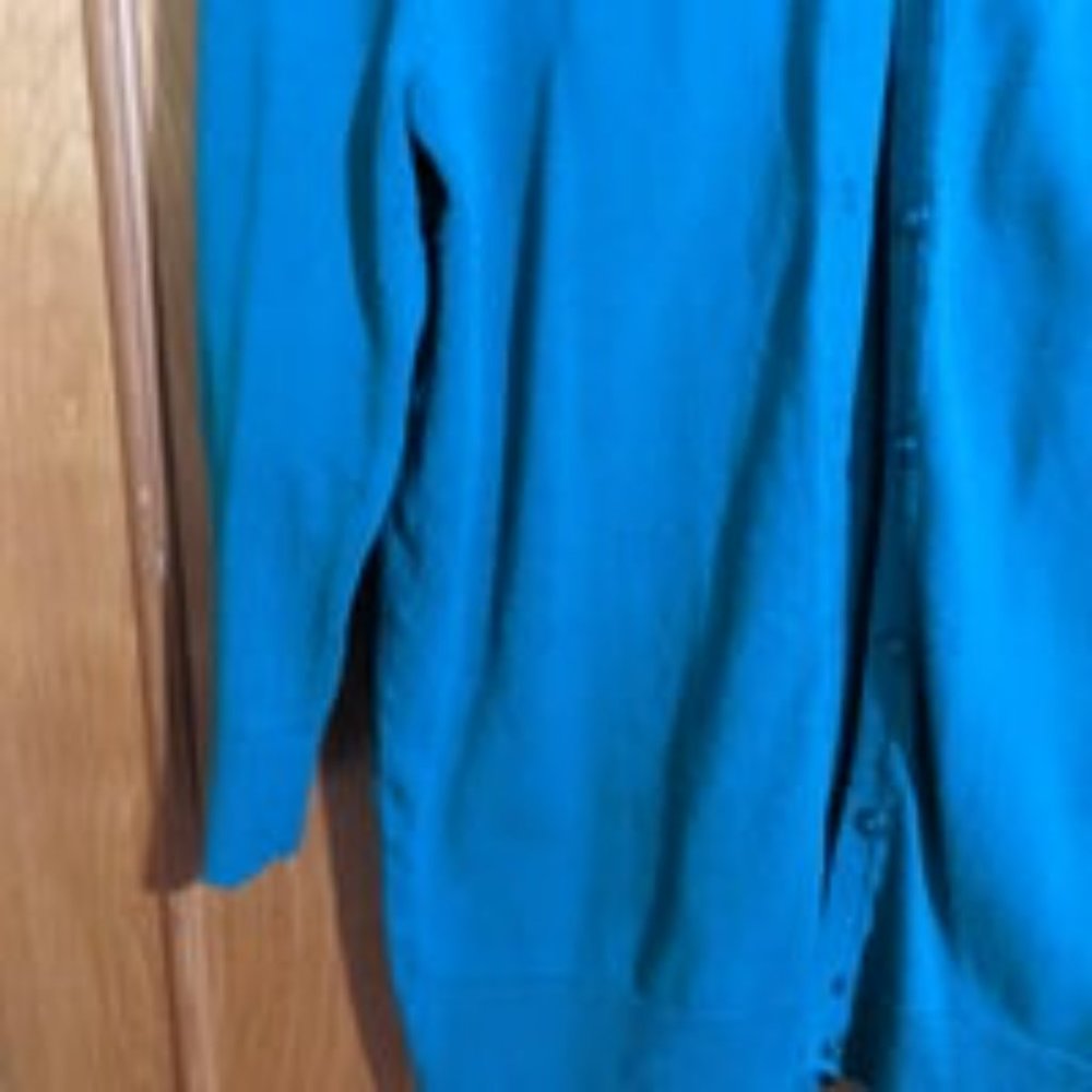 Merona Green Cardigan Sweater - Large - Picture 5 of 5